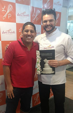 Cake Designer Mário Santiago Junior e o Cake Designer Lucas Piubelli