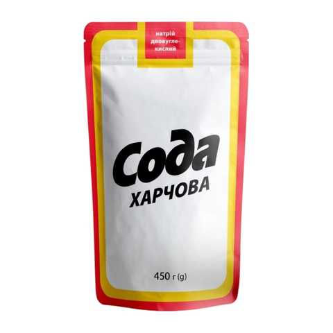 Сода харчова дой-пак 450 г