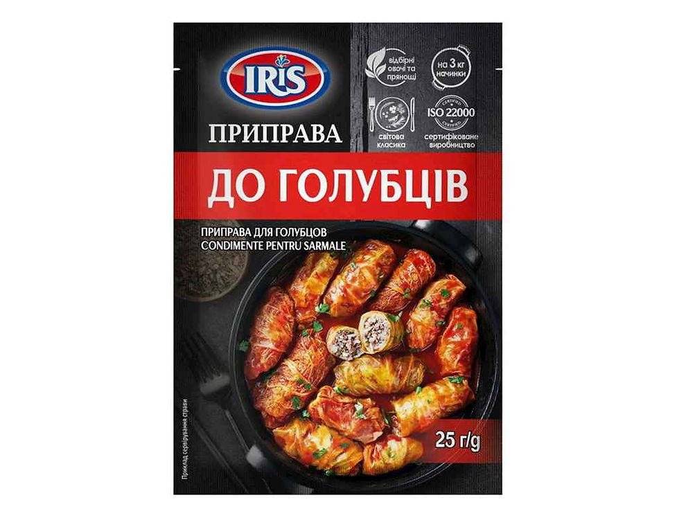ТМ Іріс Приправа до голубців 25гр.