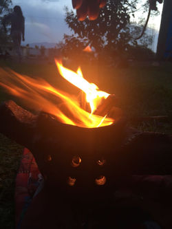 figuras en el fuego.
