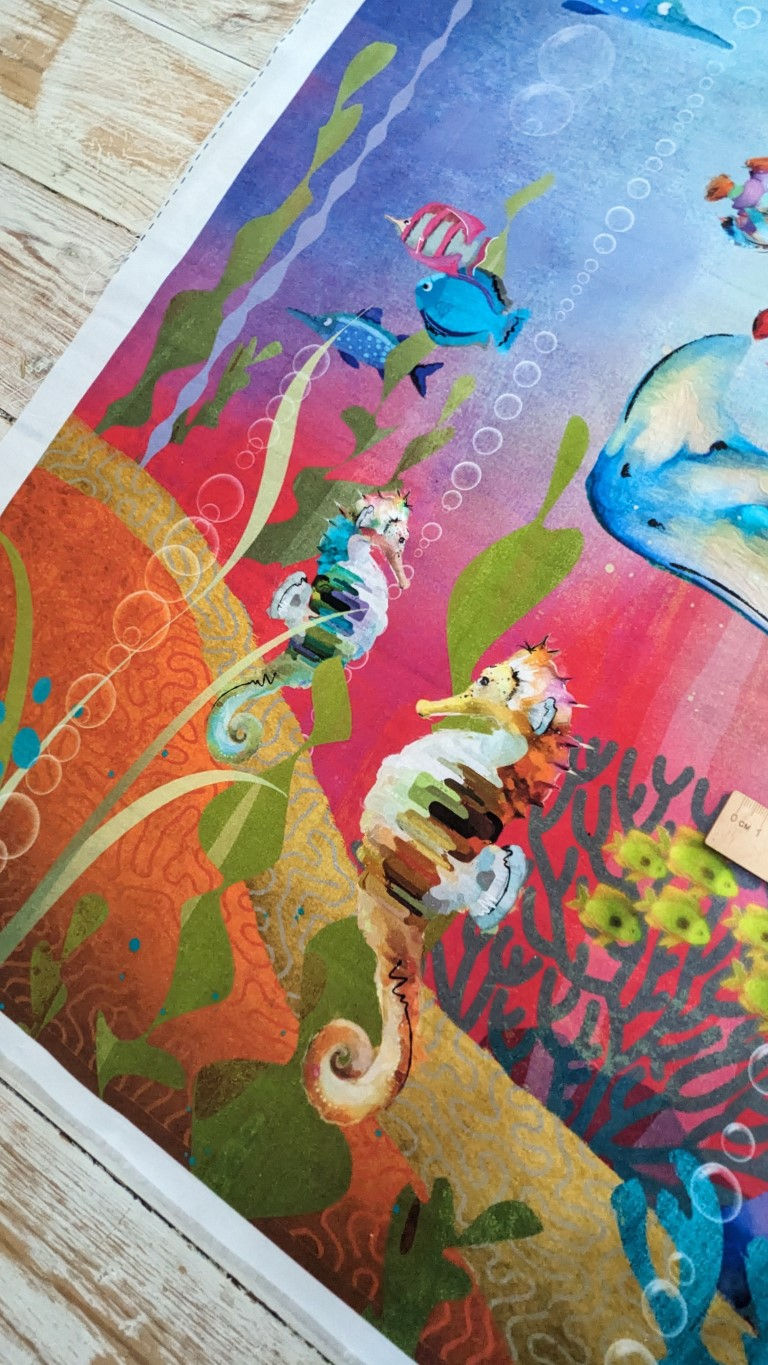 Thumbnail: Colorful seahorses swim with fish on vibrant coral reef background.