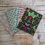 Thumbnail: Various colorful fabric patterns with vegetables, also The Fabric Squirrel patterns.