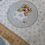 Thumbnail: Puppy fabric with circle design and paw prints, The Fabric Squirrel.