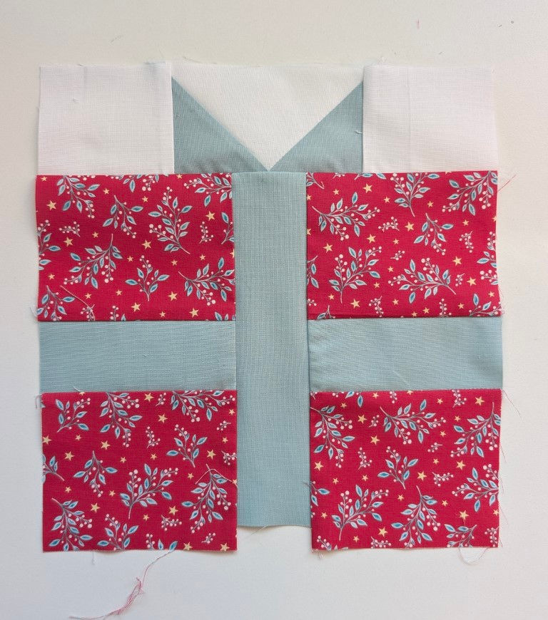 Sewing present block method 4