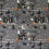 Thumbnail: Halloween fabric with castles, bats, cats, pumpkins, ghosts, trees and moon.