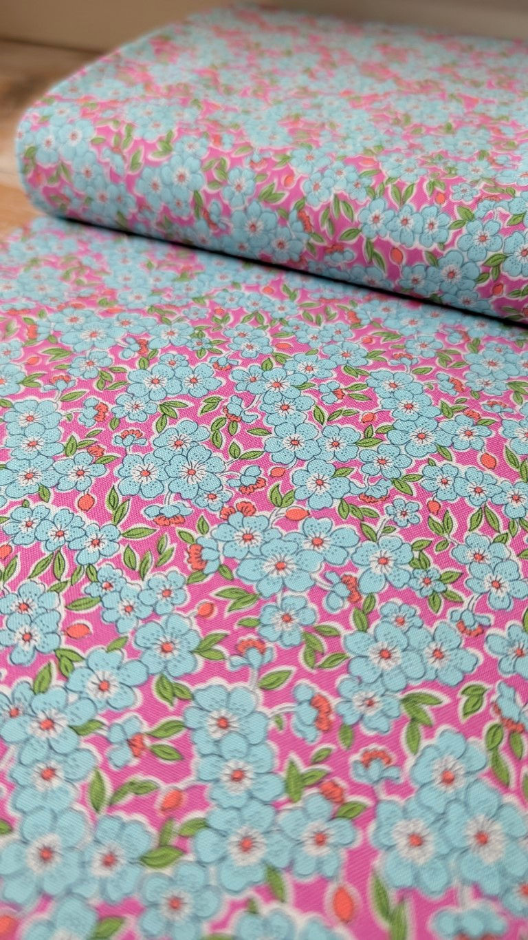 Thumbnail: Flowering Blossom Fabric - Liberty Quilting Cotton - Gifts from the Garden