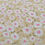 Thumbnail: Fabric with daisy flowers pattern. Pink and white flowers on yellow background.