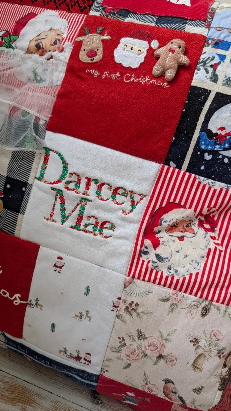 Thumbnail: Extra Large Cushion - Keepsake Baby Clothes