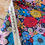 Thumbnail: Fabric with colorful flowers, The Rainbow Garden by The Crafty Lass - floral print