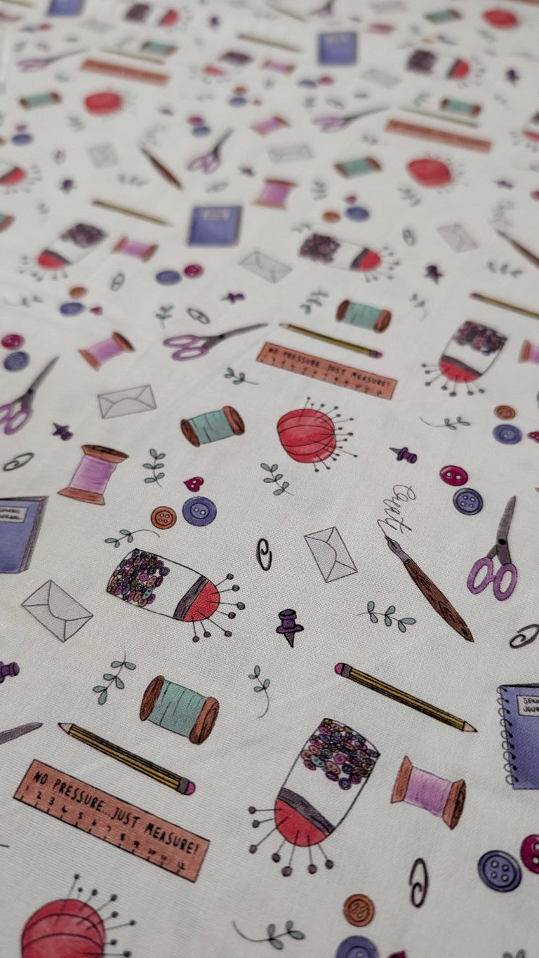 Thumbnail: Crafting and Sewing Themed Fabric - Procraftination by The Fabric Squirrel