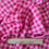Thumbnail: Pink and white checkered fabric with visible text Fabric Squirrel on ruler