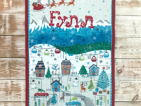 Christmas Advent Calendar Panel