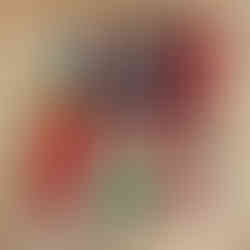 Christmas cushion made from children's first Christmas clothes