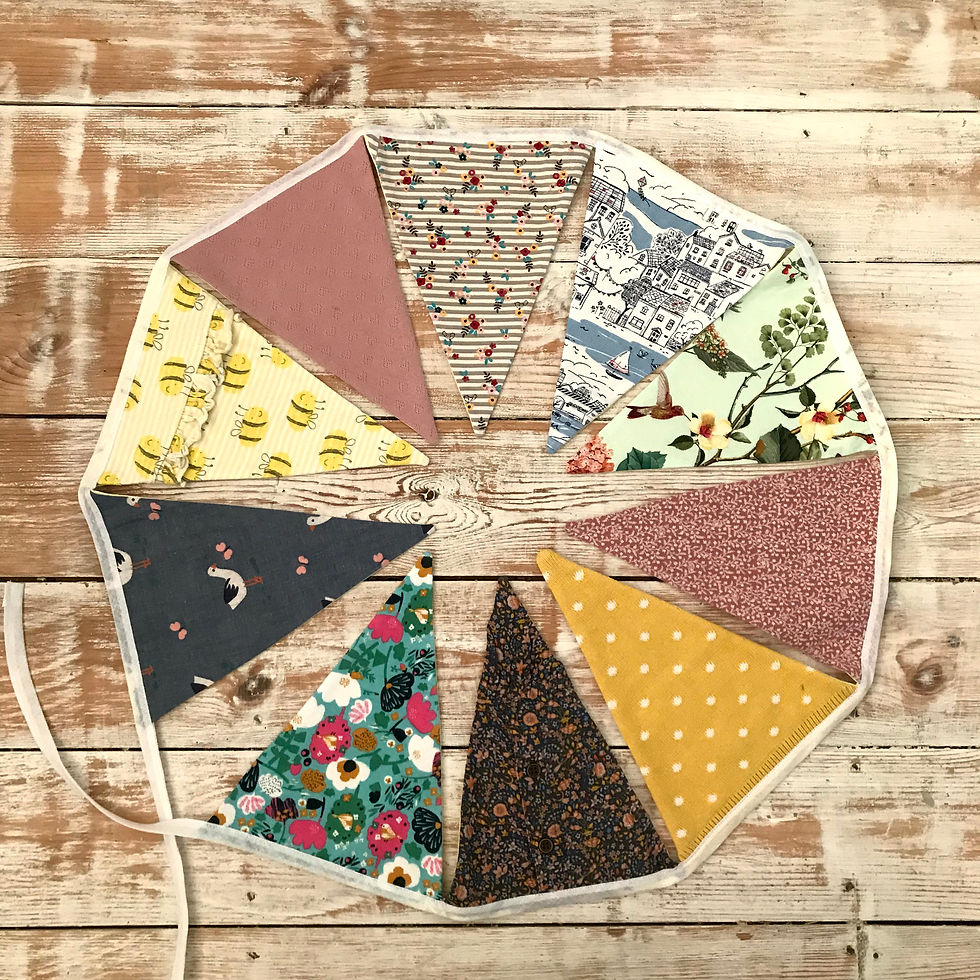 Thumbnail: Keepsake bunting flags circle
