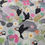 Thumbnail: Fabric with puffins, flowers, and shells on a gray background, The Fabric Squirrel