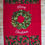 Thumbnail: Red fabric with Merry Christmas text and wreath design Christmas decor.