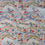 Thumbnail: Floral fabric with mountain scenery; Pine and Blossom Oriental Fabric Ume - Serenity in Japan from Craft Cotton C