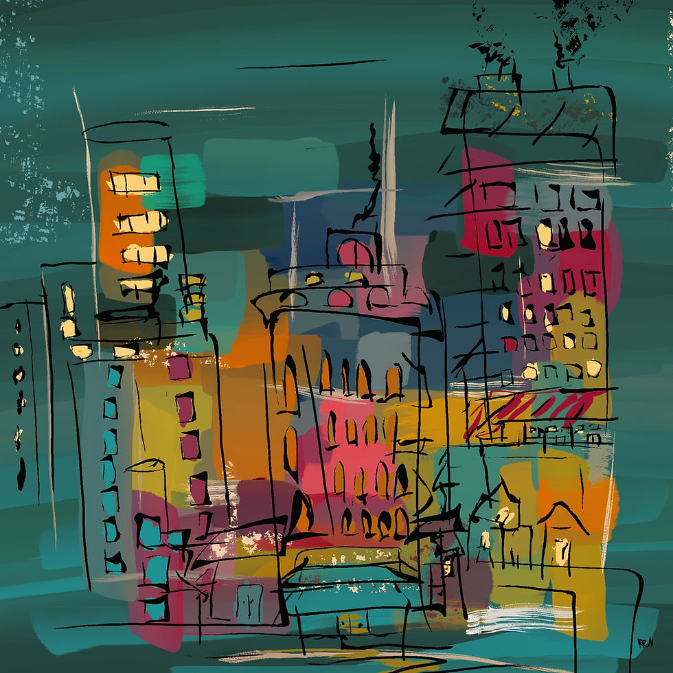 A Cityscape by the Sea
