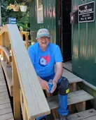 CHPC MATE Volunteer building a handicap ramp