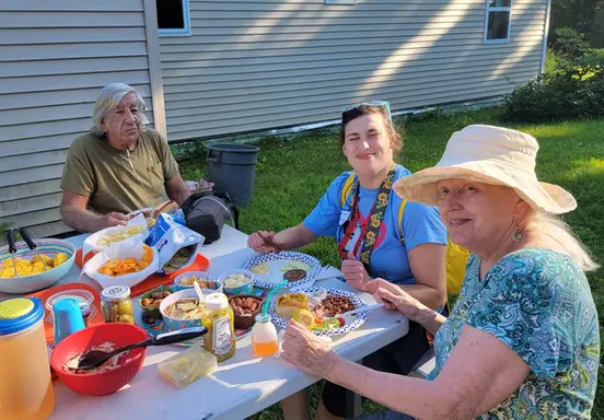 Camp Hill Presbyterian Volunteers Lunch Break