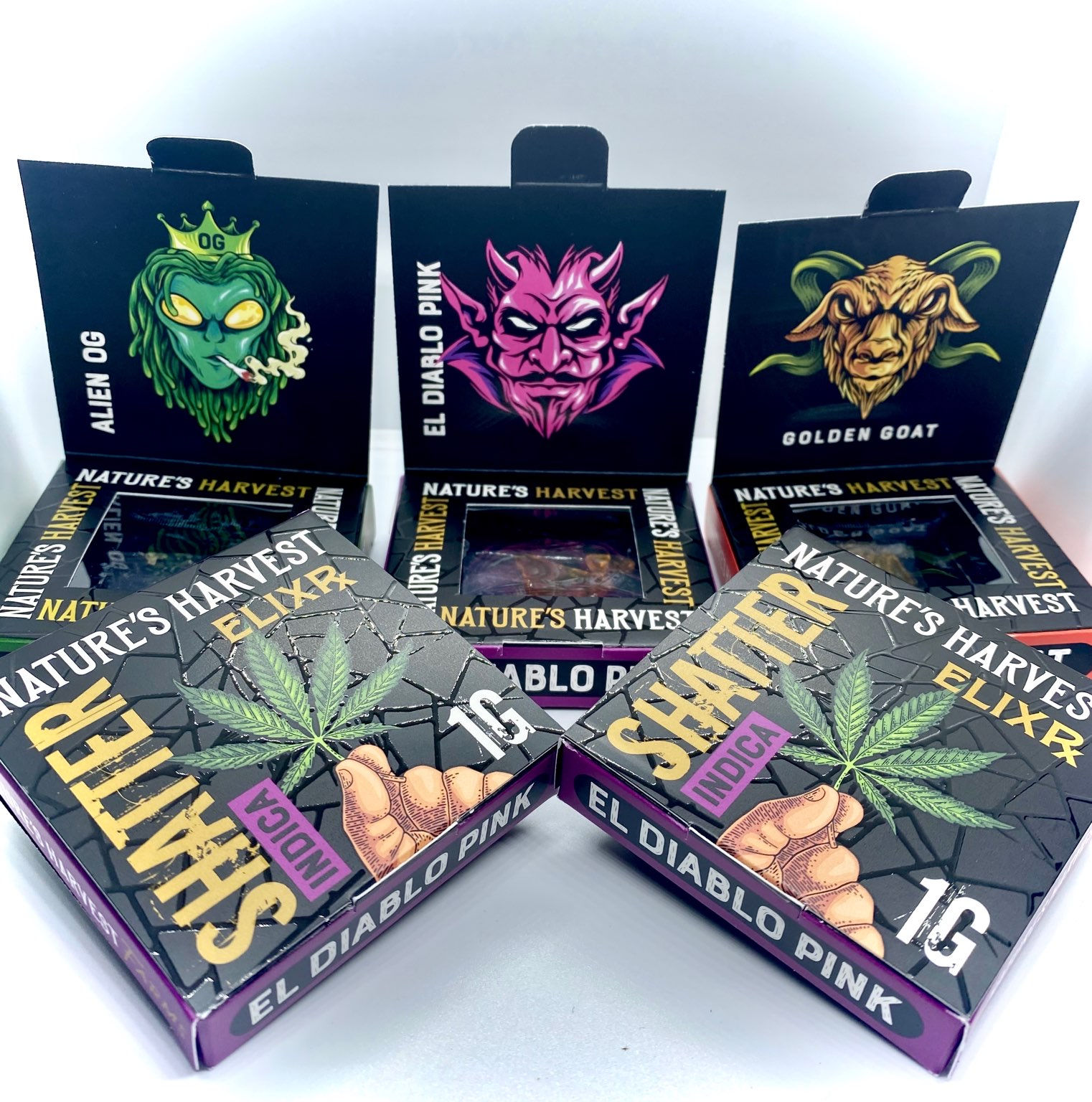 Natures Harvest Premium Shatter $35