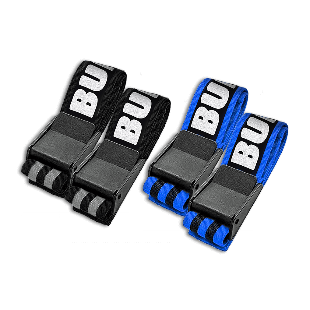 Pack de deux BUMPA Fitness Bands de couleur grise et bleue