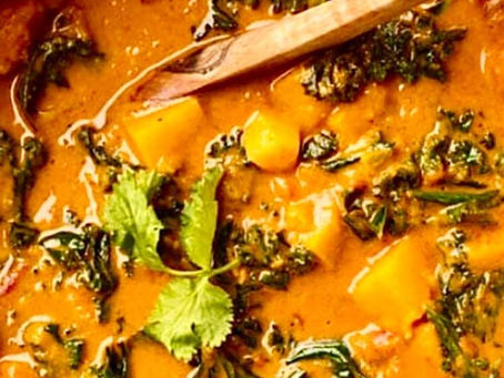 Butternut Squash & Spinach Curry