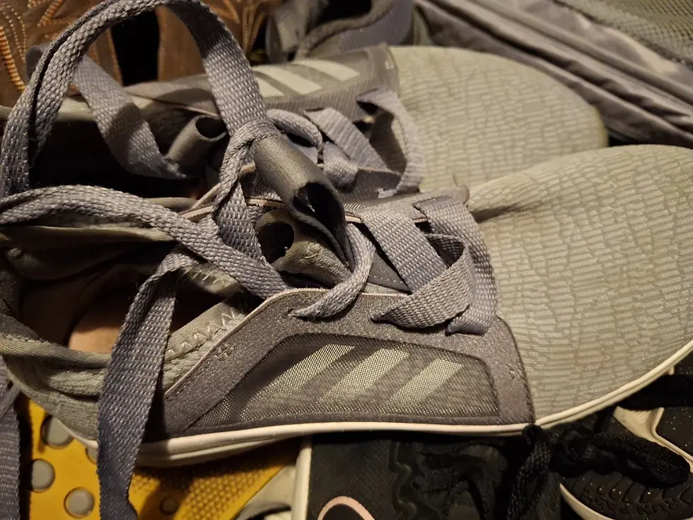 Thumbnail: Men's Boys Size 8.5 Women's girl's 10.5 Adidas Gray Edge Lux Sneakers walking