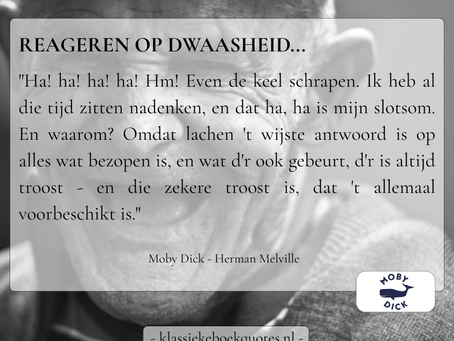 Reageren op dwaasheid....