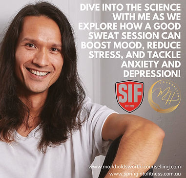 Exercise & Mental Health. Collaboration with Spring into Fitness.