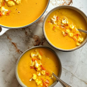 Bloemkool - wortelsoep