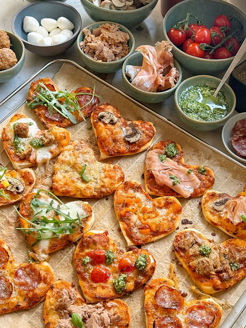 Hartjespizza’s om samen te beleggen