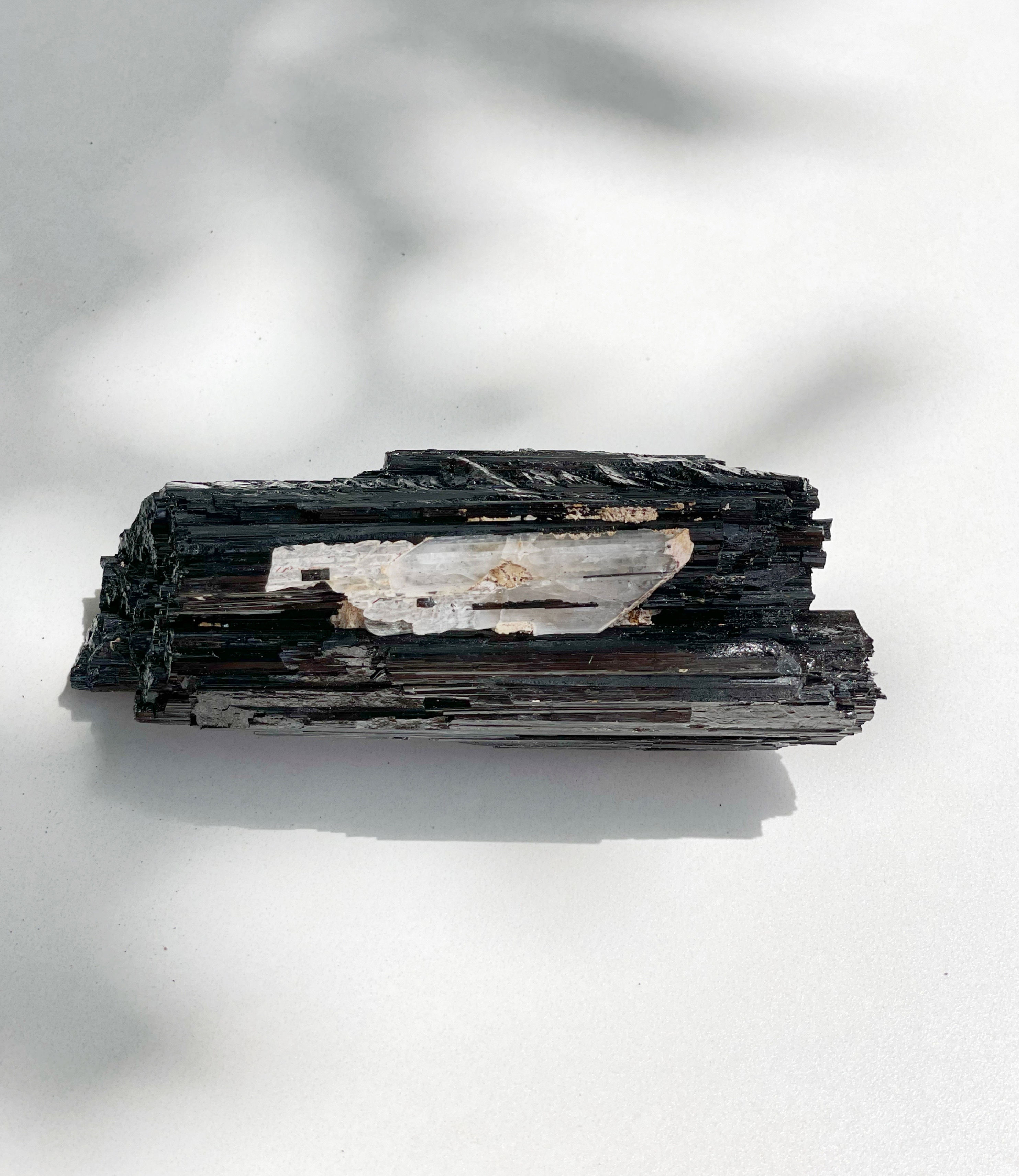 Black Tourmaline Log - B
