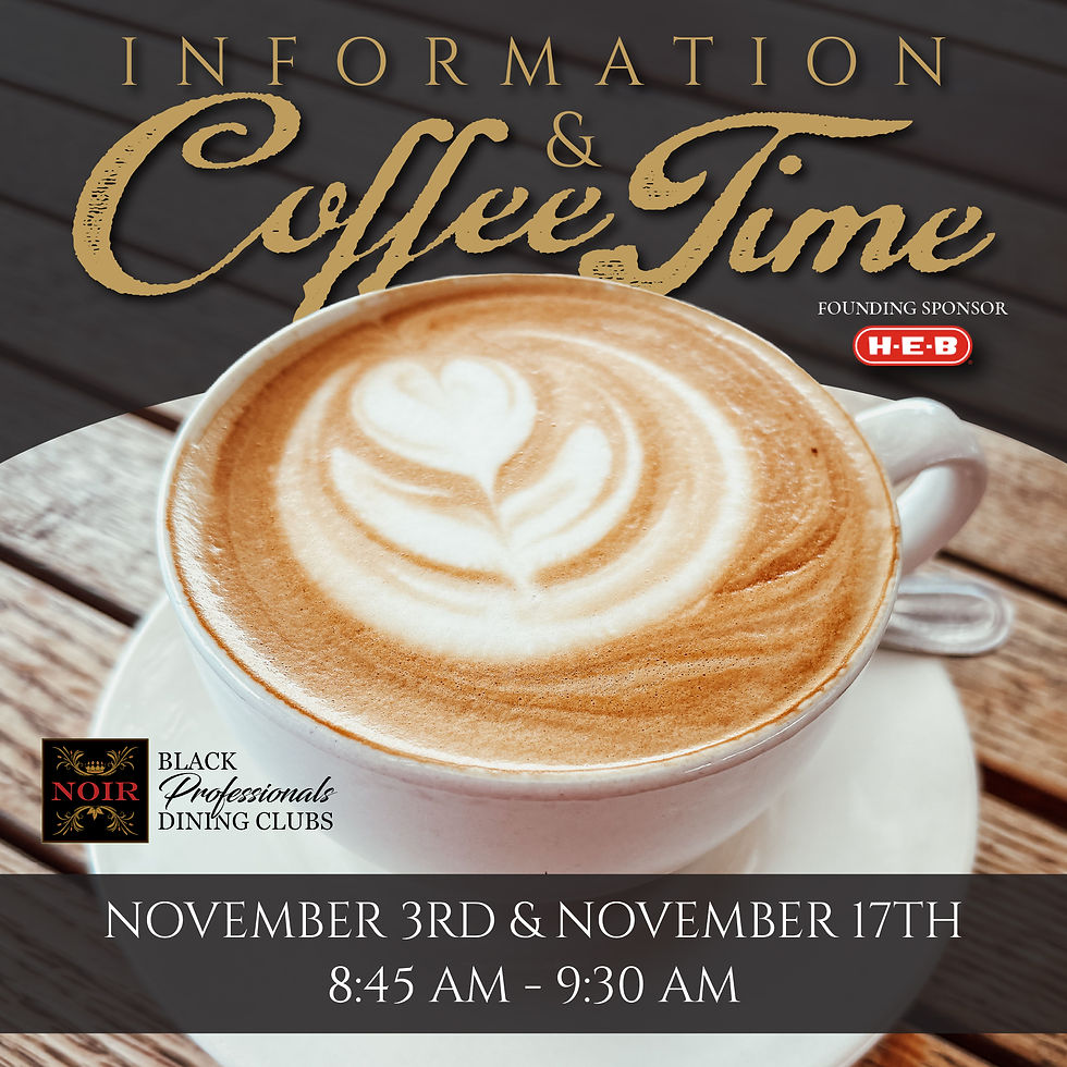 In-Person Information & Coffee Time