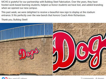 Bulldog Steel has long supported our community