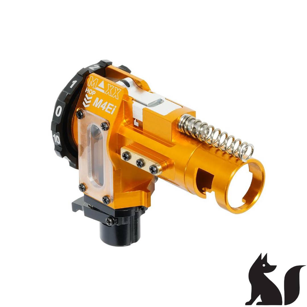 תא הופ-אפ מאלומיניום CNC לרובי איירסופט M4 ICS חשמלי מבית Maxx Model ( דגם M4Ei)