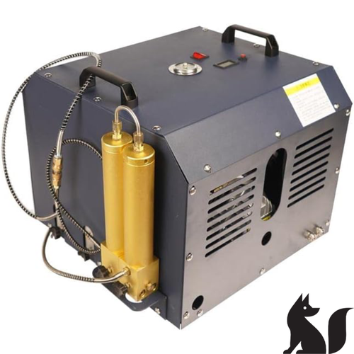 Ball Point Compressor PCP Air Compressor Double Cylinder 4500PSI, High Pressure Electric ...