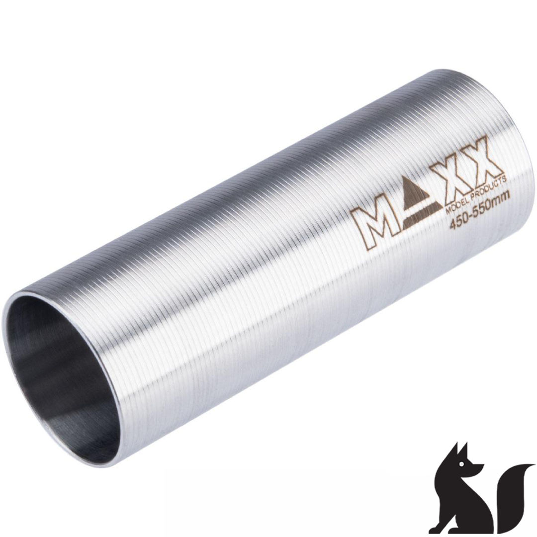 Maxx Model CNC Hardened Stainless Steel Airsoft AEG Cylinder (Type A /450-550mm)