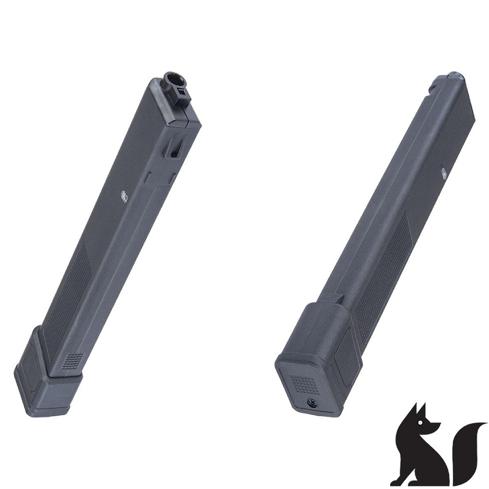 תמונה ממוזערת: PTS EPM-AR9 Enhanced Polymer 140rd Mid-Cap Magazine for PCC Airsoft AEG Rifles