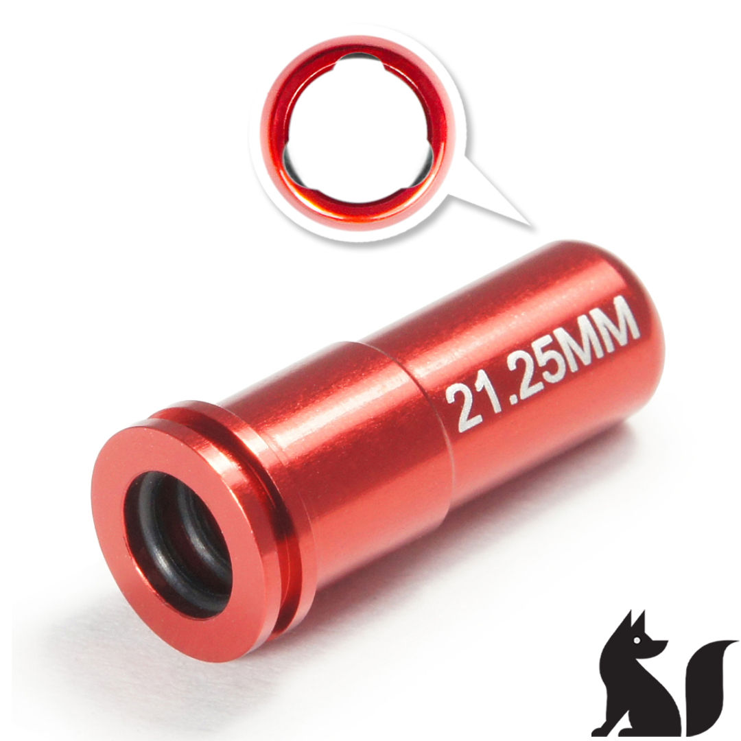 Maxx CNC Aluminum Double O-Ring Air Seal Nozzle (21.25mm) For Airsoft AEG Series