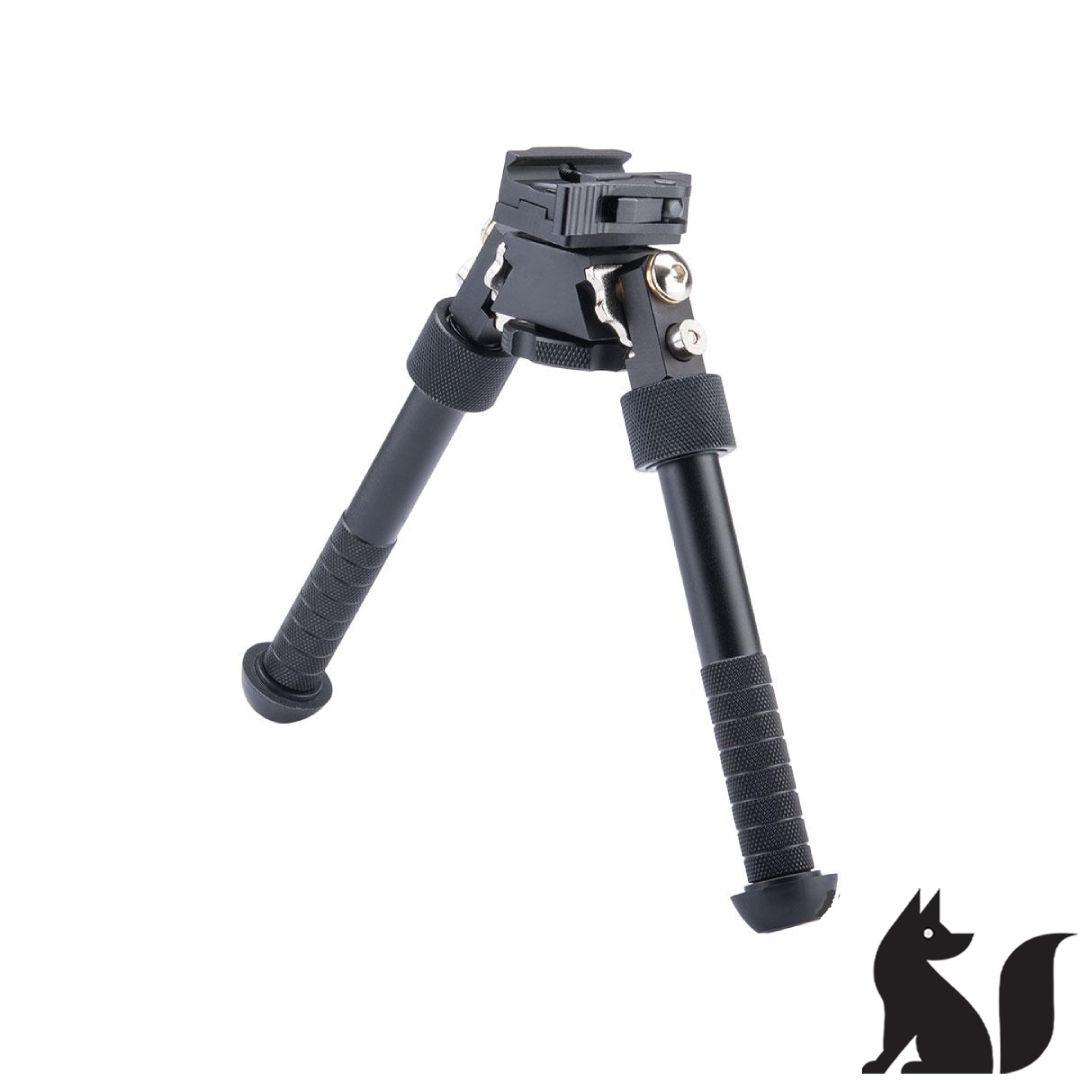 APS Adjustable Folding Bipod w/ Pivoting Picatinny Rail Mount
