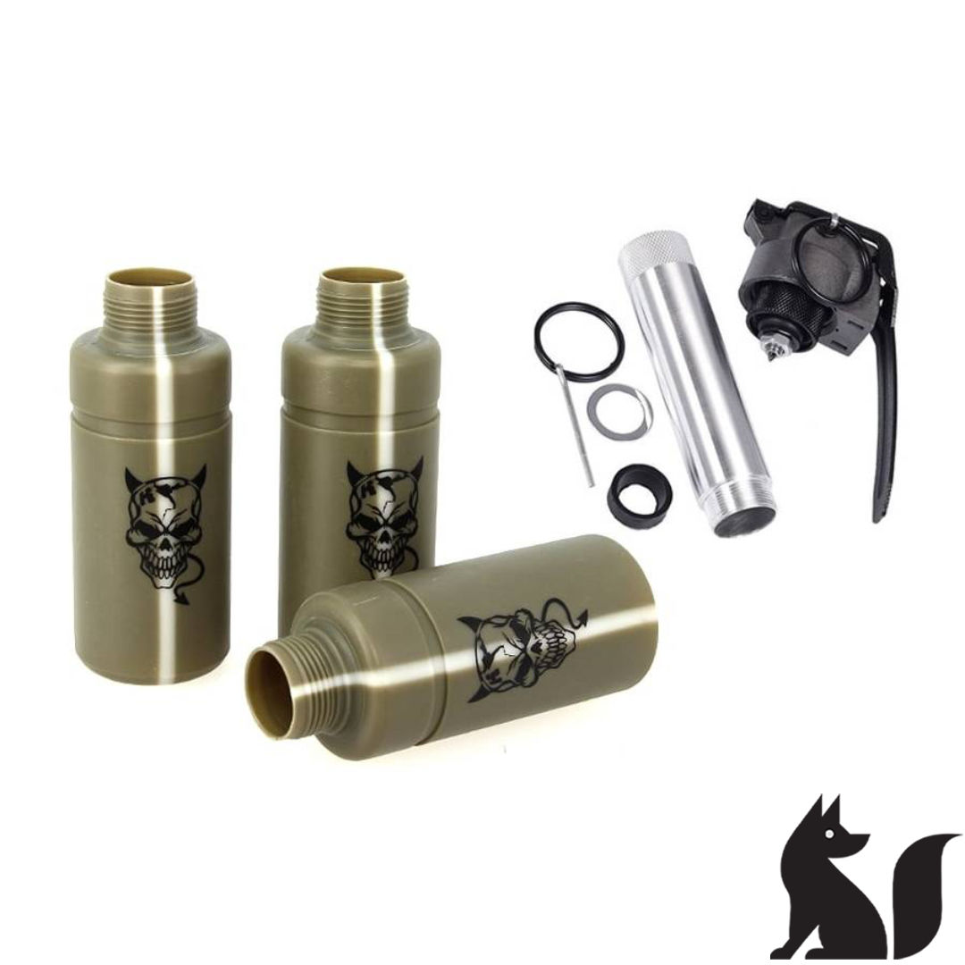 THUNDER B DEVIL Airsoft Co2 Simulation Grenade SET 3PCS