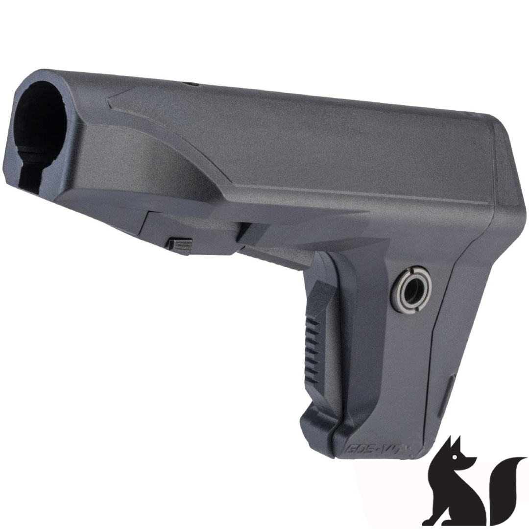 G&G GOS-V7 Adjustable Stock for M4 Airsoft AEG Rifles (Color: Black)