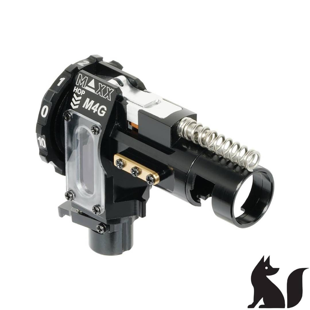 תא הופ-אפ מאלומיניום CNC לרובי איירסופט M4 חשמלי מבית Maxx Model (דגם M4G)