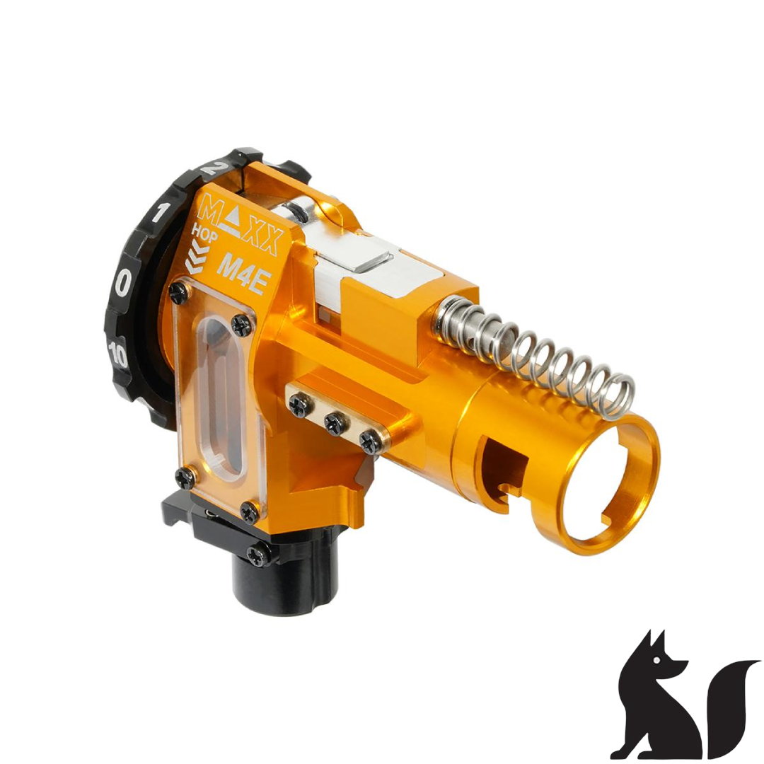 תא הופ-אפ מאלומיניום CNC לרובי איירסופט M4 חשמלי מבית Maxx Model (דגם M4E)