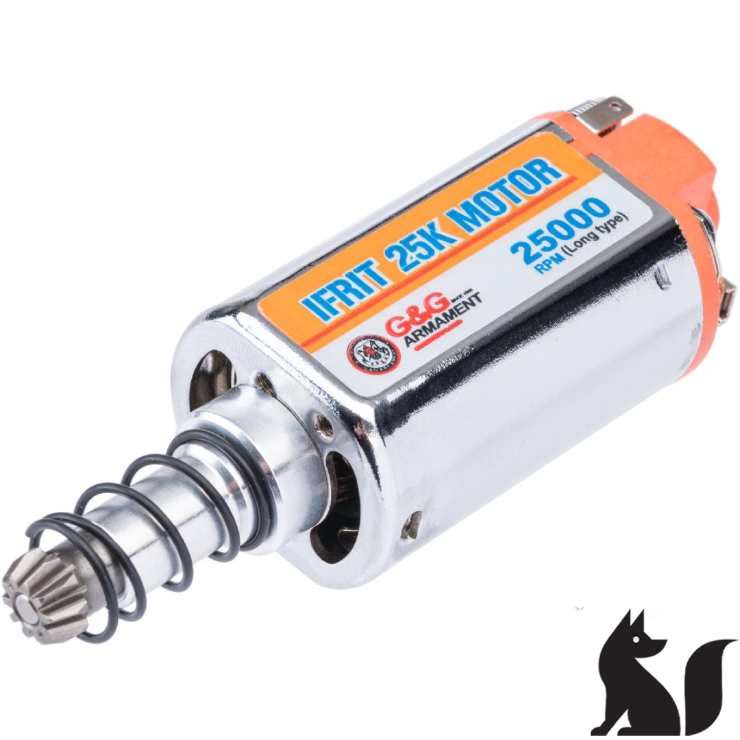 G&G Ifrit 25k Orange Long Type Motor for Airsoft AEG Rifles
