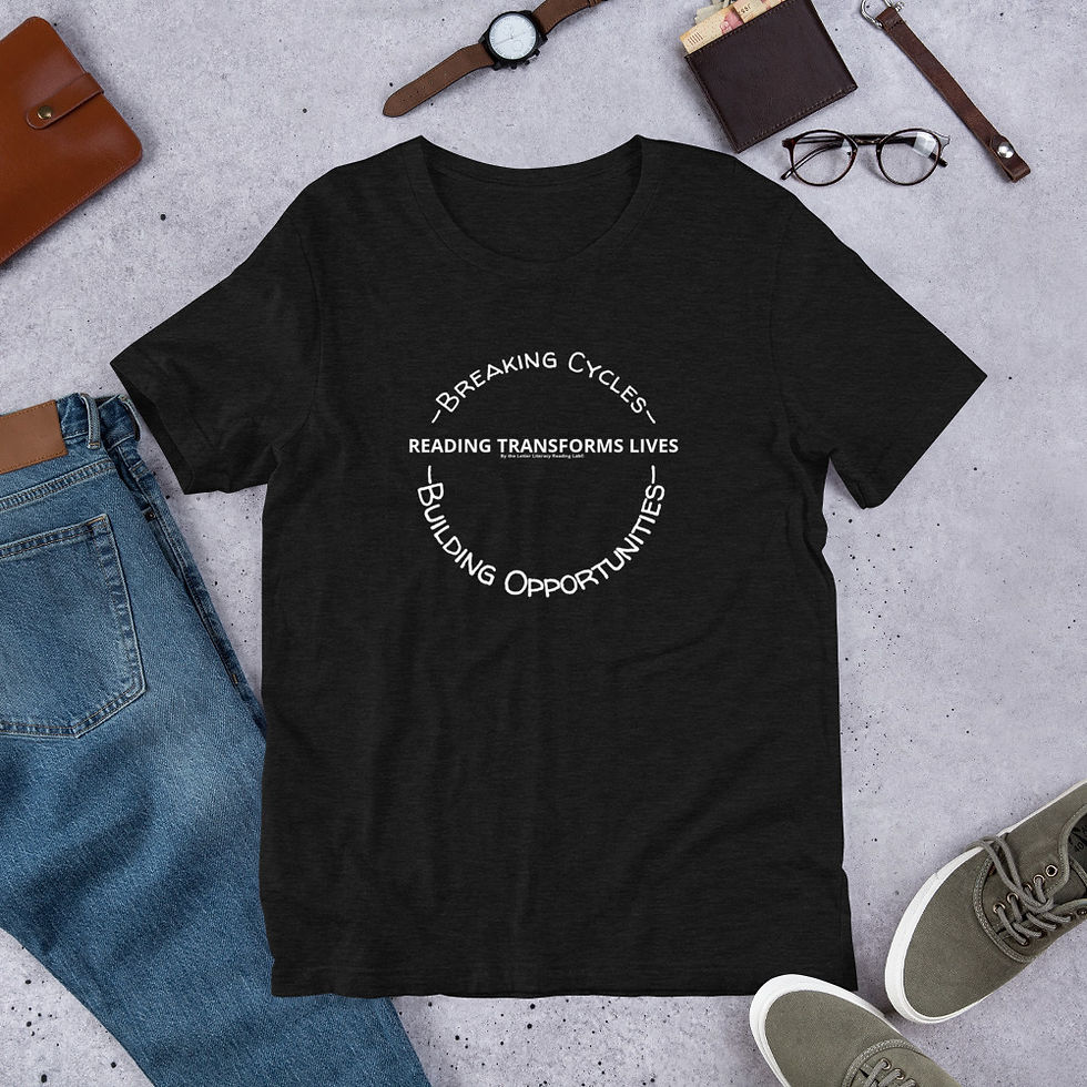 Thumbnail: Reading Transforms Lives Short-Sleeve Unisex T-Shirt