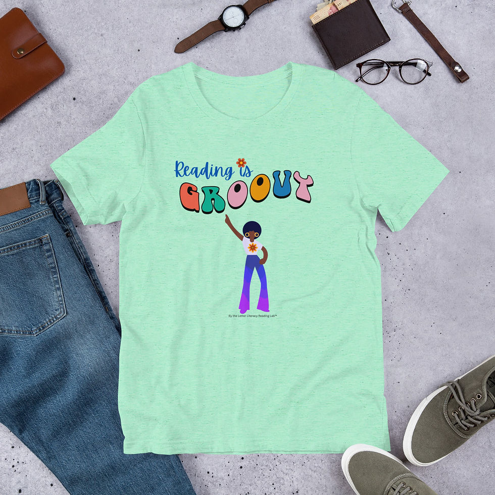 Thumbnail: Reading is Groovy Unisex t-shirt