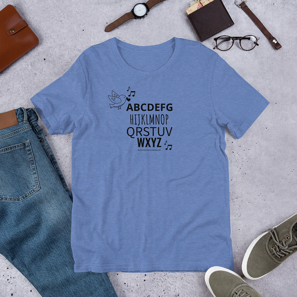 Thumbnail: Alphabet Short-Sleeve Unisex T-Shirt