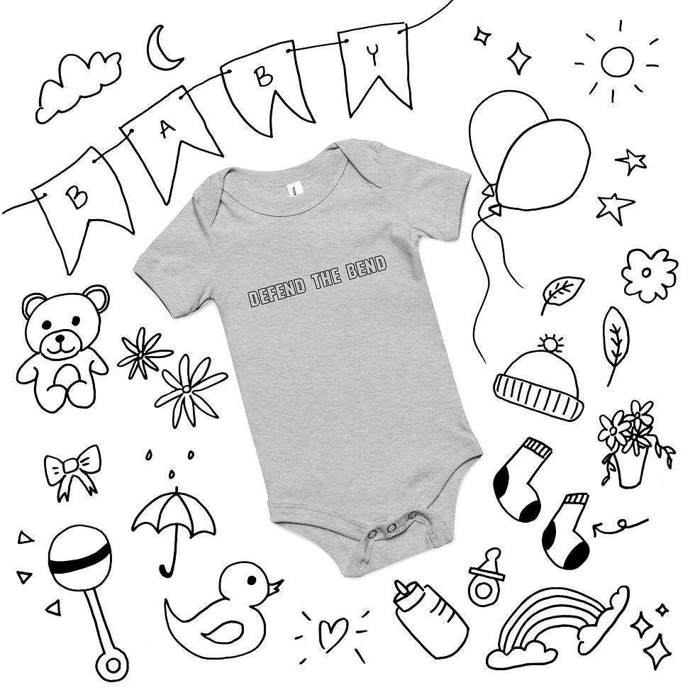 Thumbnail: Defend The Bend Classic Collection: Baby short sleeve one piece